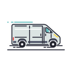 Transporter line icon