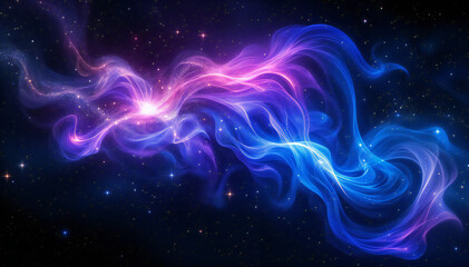 Obraz premium abstract background with glowing stars