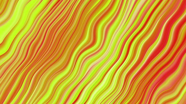 Wavy lines blend orange, yellow, and green hues; abstract background perfect for summerthemed designs, digital artwork, or artistic projects.