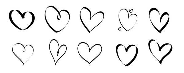 Heart_collection_calligraphic