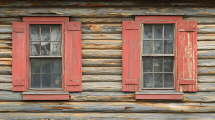 log siding or clapboard building texture