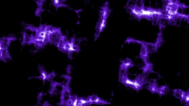 Purple electric energy shines brightly against a dark background, perfect for tech or futuristic themed concepts in design projects.