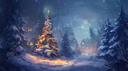 Christmas background, Christmas festival concept