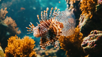 Lionfish Underwater
