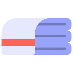 towel flat icon