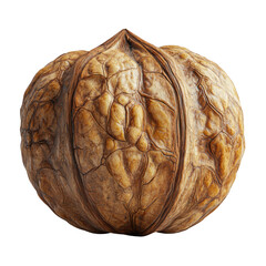 Obraz premium Yellowhorn nut on transparent backgroung, png file, no background