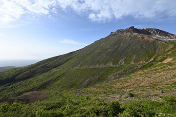 Climbing mountain ridge, Nasu, Tochigi, Japan