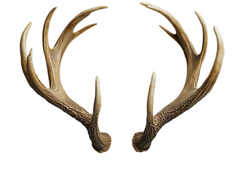 Close-up of a Pair of Deer Antlers - Wildlife Photography