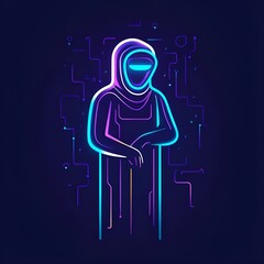 Cyber Tarkeez AI Logo UAE Vector