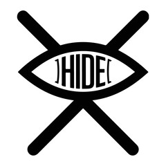 Hide Icon