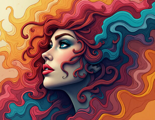Abstract concept. Generative ai.