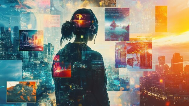 Vision Board Filled with Bold Goals and Inspiration