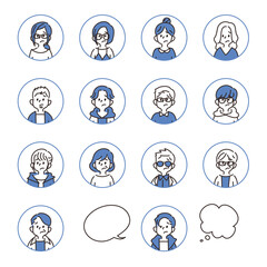 アイコン　複数人　困りごと