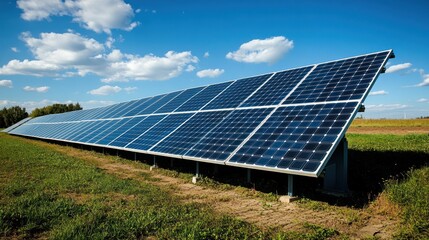 Solar Panels in Field