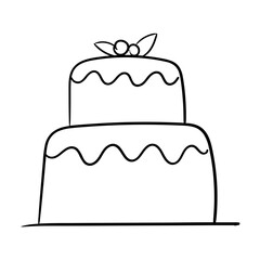 Two tier cake
