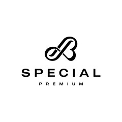 elegant infinity b letter monogram logo design. infinity b letter logo. infinity b monogram logo.
