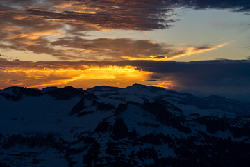 Naklejka premium Mountaineering trip in British Columbia Canada 
