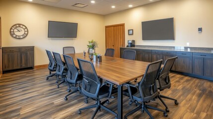 Modern Conference Room with Stylish Furniture