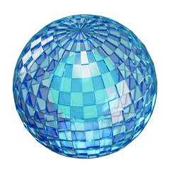 Disco Ball 3D Shape Illustration