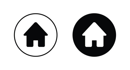 web Home Icon. House icon Vector