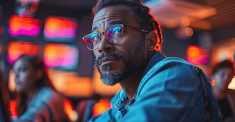 IT Instructor Teaching University Students Software Engineering and AI in Modern Classroom Setting