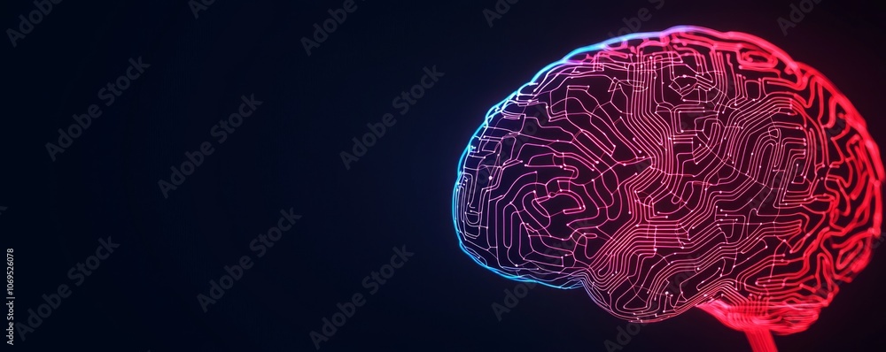Poster abstract concept of ai knowledge representation