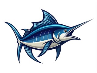 Fototapeta premium ## Marlin Fish Logo Design Rewrites: