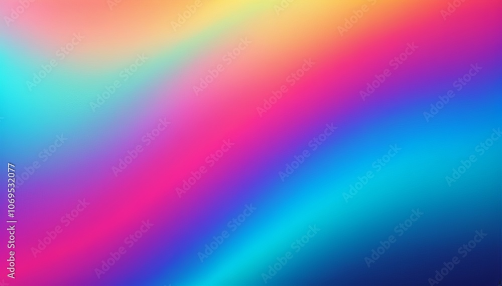 Poster vibrant rainbow gradient background with smooth color transitions