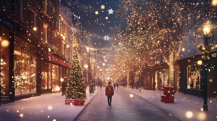 Christmas advertising campaigns increasing visibility for seasonal deals.