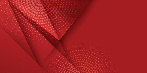 banner background. colorful, bright red gradation, slash, halftone, memphis, eps 10