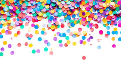 PNG Pop confetti background colorful white.
