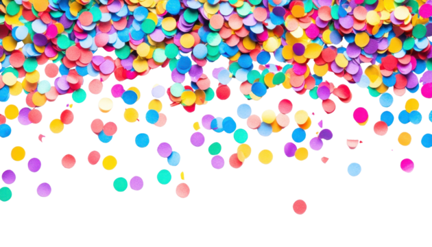 PNG Pop confetti background colorful white.