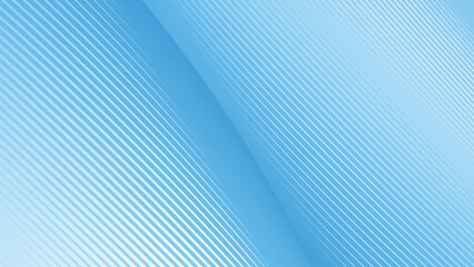 Blue white gradient abstract background with curve stripes line for backdrop