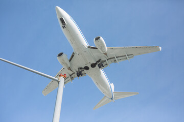 airplane in the sky