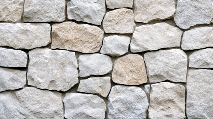 Obraz premium Natural stone wall with irregular textured rocks for rustic design background