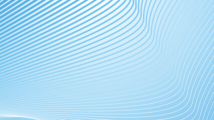 Blue white gradient abstract background with curve stripes line for backdrop