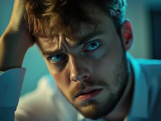 Introspective Gaze: A Modern Portrait