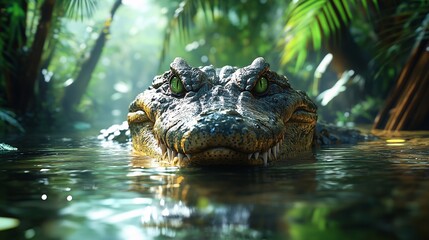 Obraz premium close up of a crocodile