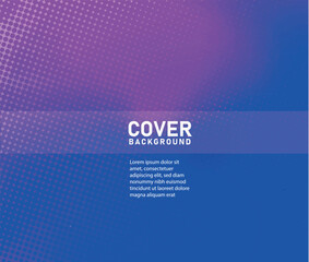 COVER COLOR HALFTONE BACKGROUND