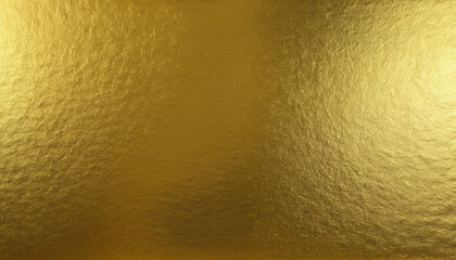 Golden Surface Texture Background with Reflective Decorative Foil and Textured Material Design