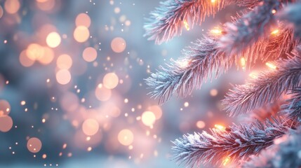 Whimsical Luxury Christmas 3D Background