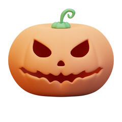 Jack'O lantern Halloween 3D Illustration 