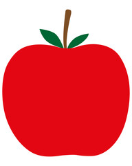 Apple wall art. Interior design ornament. Abstract