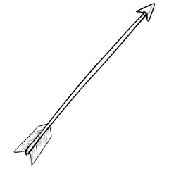 Handdrawn Arrow Illustration