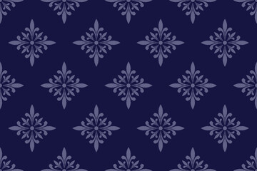 Geometric ethnic oriental ikat pattern traditional Design for background,carpet,wallpaper,clothing,wrapping,Batik,fabric,Vector illustration.embroidery style.