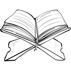 Handdrawn Quran Illustration Illustration