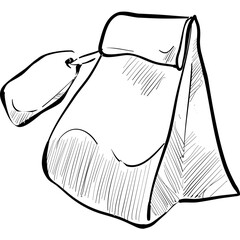 Handdrawn Wrapped Gift Illustration
