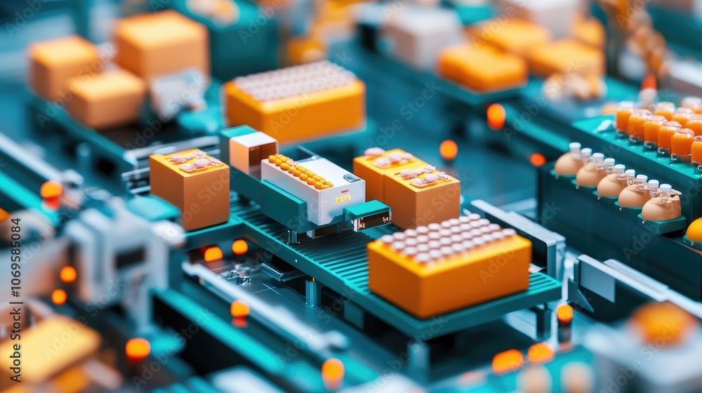 Poster microchip and circuit board technology close-up image