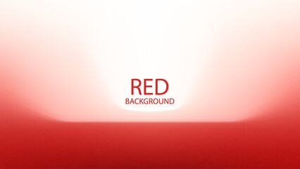 Obraz premium Empty and Light. Red Gradient Background. Grainy Noise Texture. Design for Template, Social Media, Trendy, Vintage, Brochure, Banner