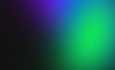 Abstract grainy gradient texture background, soft vibrant blue purple green colors noisy texture, vibrant color flow shaped, from light to dark, glowing, website header design, banner, poster